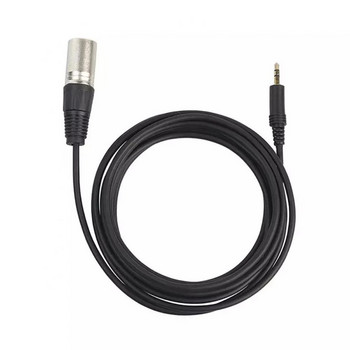 3,5 мм аудио кабел за микрофон 3,5 мм стерео жак Щепсел към 3-пинов XLR мъжки аудио адаптер Кабел Микрофон Аудио кабел 1,5/3/5/10 м