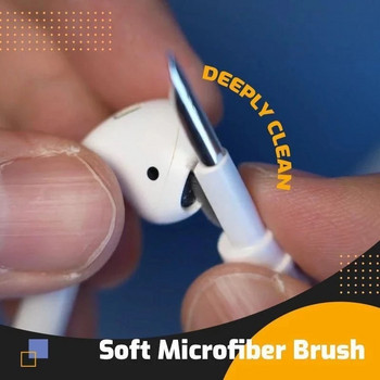 Инструмент за почистване на Bluetooth слушалки за Airpods Pro 3 2 1 Издръжлив комплект за почистване на калъфи за слушалки Clean Brush Pen за Xiaomi Airdots 3Pro
