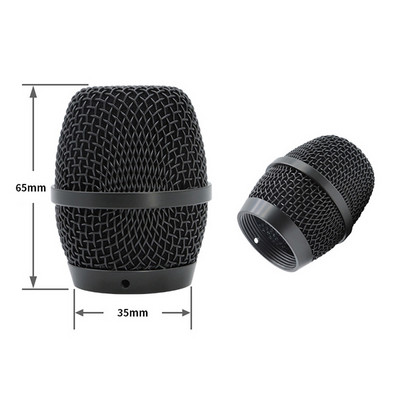 Zamjenska čelična mrežasta glava rešetke mikrofona Rešetka mikrofona zamjenska glava Dodatak za DIY dijelove