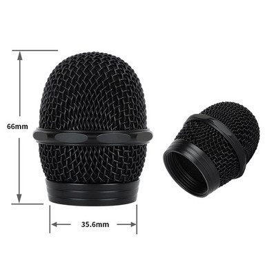 Zamjenska čelična mrežasta glava rešetke mikrofona Rešetka mikrofona zamjenska glava Dodatak za DIY dijelove