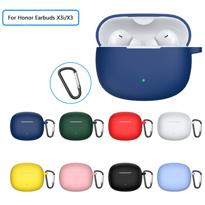 Mekana silikonska maska za Huawei Honor Choice Earbuds X3i X3 Lite Case s kukicom Antifall zaštitni rukav Dodaci