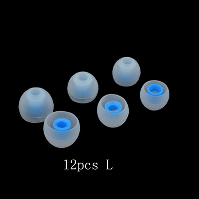 Ivinxy 12 buc. Huse pentru căști intra-auriculare din silicon Strat de capace de înlocuire Sfaturi pentru căști Capsuri pentru căști dopuri de urechi Pernă de urechi