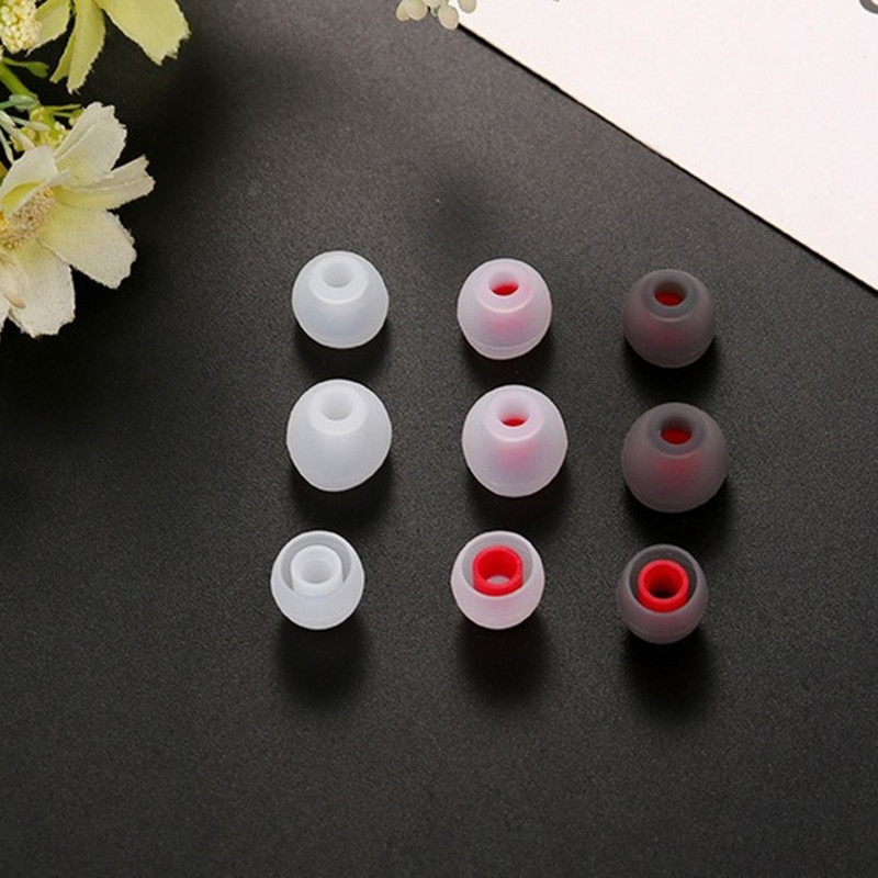 Ivinxy 12 buc. Huse pentru căști intra-auriculare din silicon Strat de capace de înlocuire Sfaturi pentru căști Capsuri pentru căști dopuri de urechi Pernă de urechi