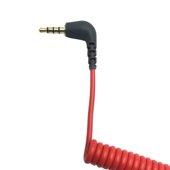 Резервен адаптерен кабел от 3,5 мм TRS към 3,5 мм TRRS за RODE SC7 SC2 чрез видео микрофон Безжичен GO