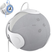 Műanyag hangszórókonzol falra szerelhető hordozható hangszórótartó kábelkezelési tartozékokkal az Amazon Echo Dot 5/4-hez