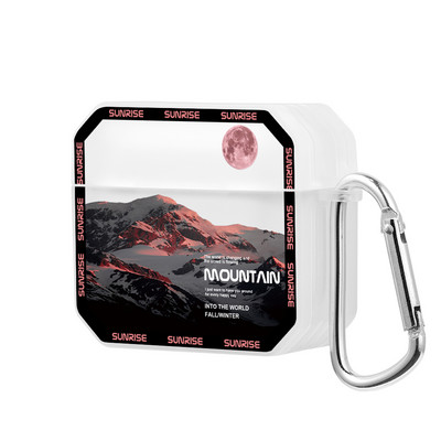 Retro Snow Mountain prozirna prozirna futrola za Apple AirPods Pro 2 3 kućište Dodaci za bežične slušalice za Airpod Pro 2 kućište
