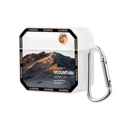 Retro Snow Mountain prozirna prozirna futrola za Apple AirPods Pro 2 3 kućište Dodaci za bežične slušalice za Airpod Pro 2 kućište