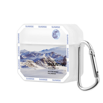 Retro Snow Mountain prozirna prozirna futrola za Apple AirPods Pro 2 3 kućište Dodaci za bežične slušalice za Airpod Pro 2 kućište