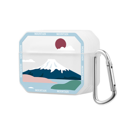 Retro Snow Mountain prozirna prozirna futrola za Apple AirPods Pro 2 3 kućište Dodaci za bežične slušalice za Airpod Pro 2 kućište