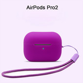Folyékony szilikon tok Apple Airpods Pro 2 vezeték nélküli Bluetooth fülhallgató ütésálló tok védőburkolata Airpod Pro Fundas készülékhez