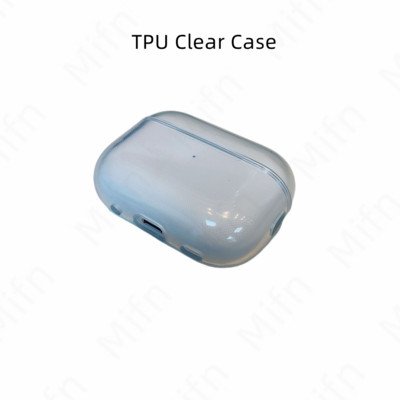 Prozirna futrola za Airpods Pro 2 mekana TPU futrola otporna na udarce dizajnirana za Airpods Pro 2 2022 slušalice Prozirna zaštitna futrola