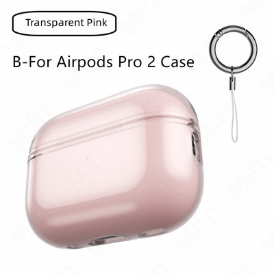Prozirna futrola za Airpods Pro 2 mekana TPU futrola otporna na udarce dizajnirana za Airpods Pro 2 2022 slušalice Prozirna zaštitna futrola