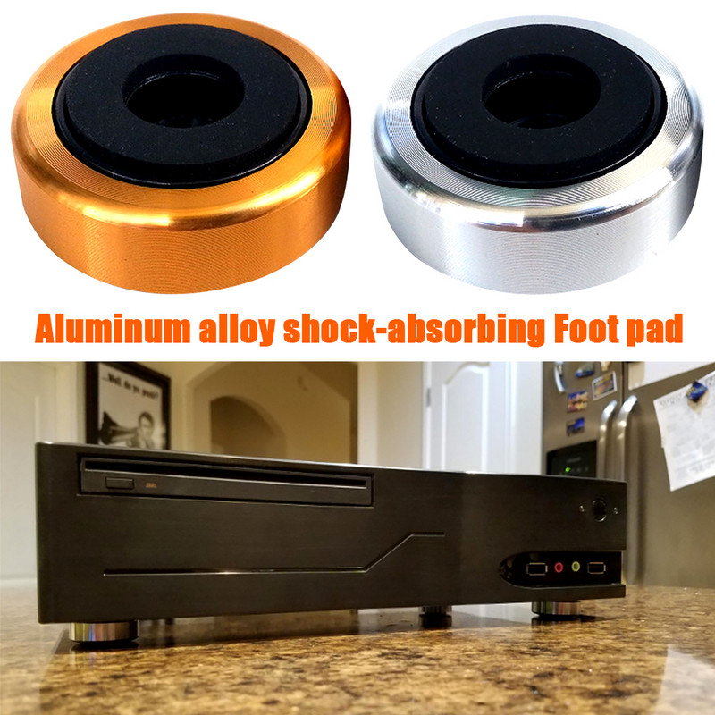 4tk võimendi plaadimängija põrutussummutus Kodu HIFI-mängija kapp, summutus 30x11mm heliisolatsioon, vastupidav kõlari jalapadi