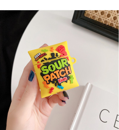 3D drăguț Skittles Bubble Gum Plum Flower Băutură pentru Airpods 3 2 Pro Husă pentru căști Cutie de încărcare Moale Wireless Bluetooth Protect Cover