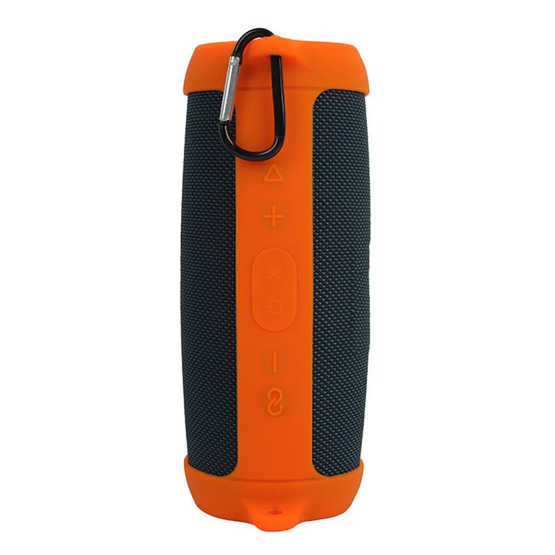 Jauns Bluetooths skaļruņa korpuss, mīksts silikona vāks ar siksnas karabīni JBL Charge 5 bezvadu Bluetooth skaļruņu somiņai