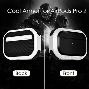 За калъф за AirPods Pro 2 Аксесоари за мъже Защита на цялото тяло Противоплъзгаща броня Калъф за нови 2022 г. Калъф за слушалки Air pods Pro 2