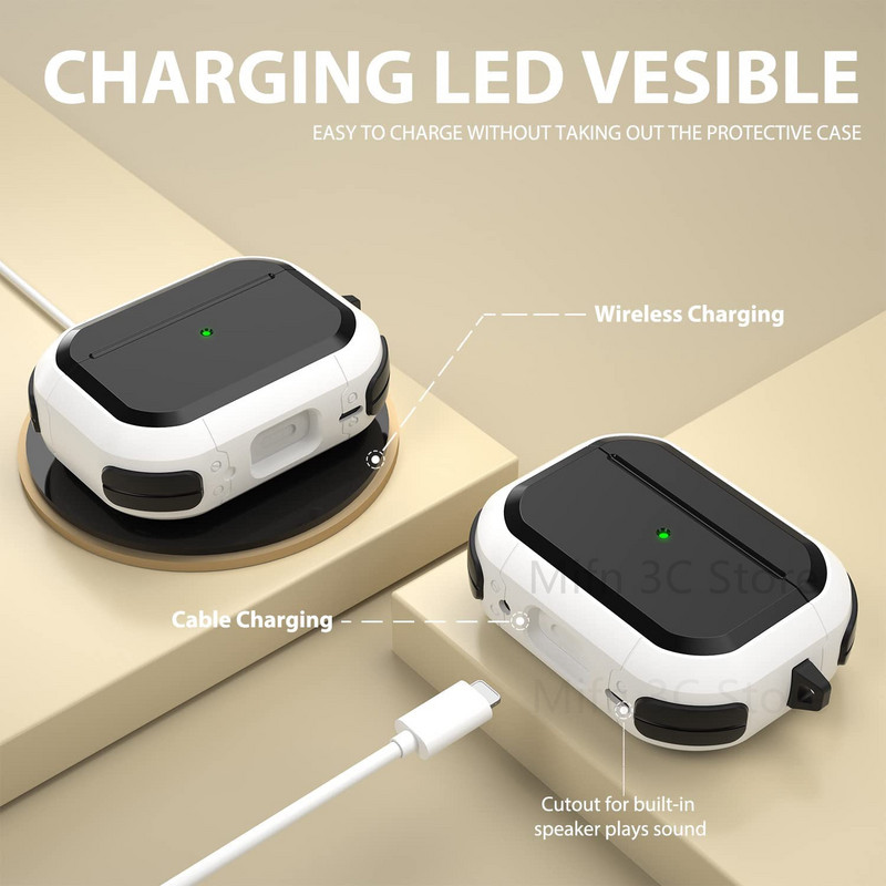 AirPods Pro 2 ümbrise tarvikud meestele kogu keha kaitsev libisemisvastane soomusümbris uuele 2022 Air pods Pro 2 kõrvaklappide ümbrisele