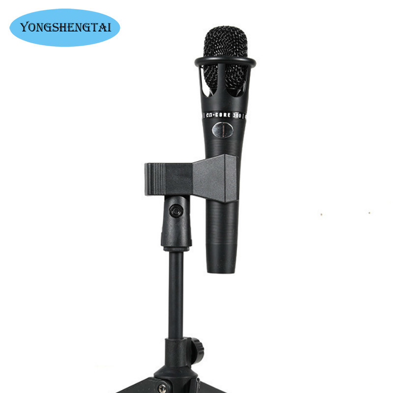 Stalak za mikrofon Stolni tronožac Mini prijenosni stolni stalak Podesivi stalak za mikrofon Nosač držača kopče za mikrofon Lagani nosač