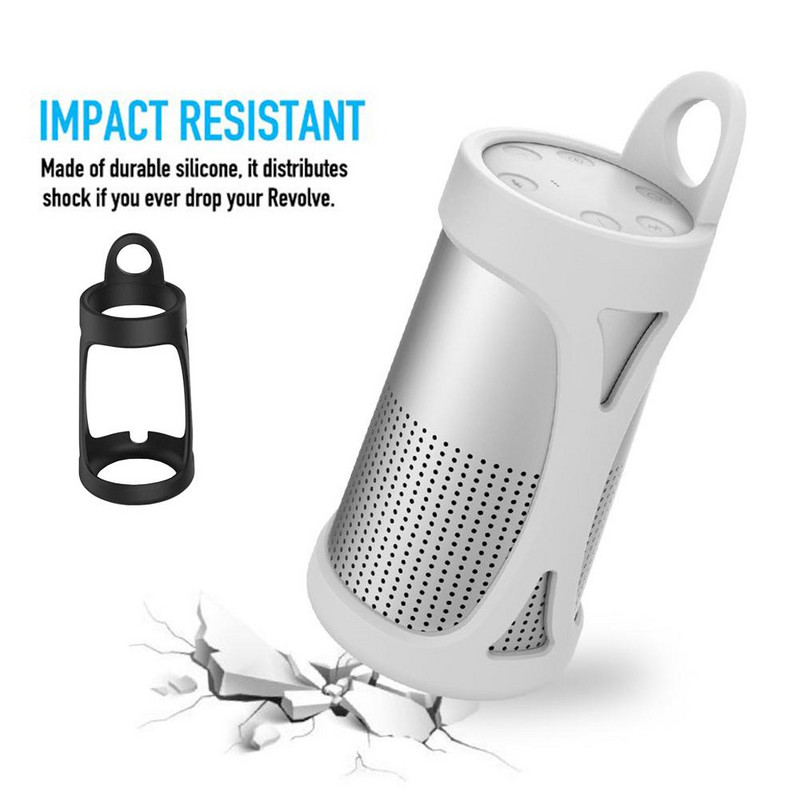 Silikonska zaštitna maska otporna na udarce za BOSE Soundlink Revolve Bluetooth zvučnik, prijenosna torbica s protukliznim poklopcem