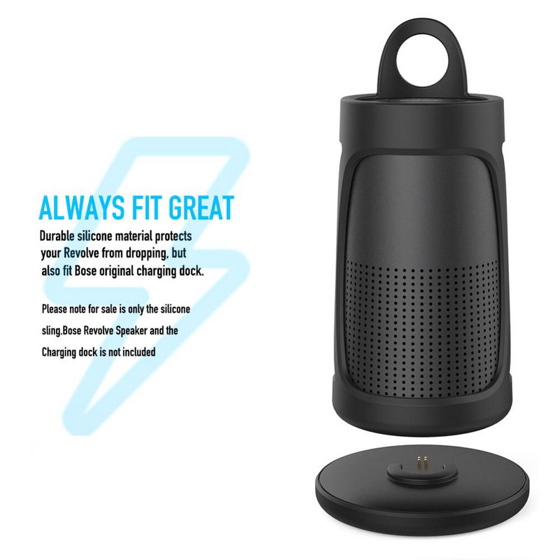 Silikonska zaštitna maska otporna na udarce za BOSE Soundlink Revolve Bluetooth zvučnik, prijenosna torbica s protukliznim poklopcem