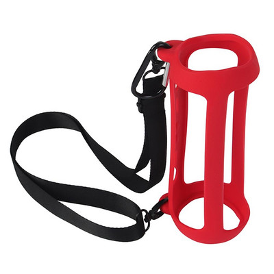 Silikonska torbica Bluetooth-kompatibilna za JBL Flip6 zvučnik Prijenosni audio Mekana zaštitna torba s remenom za nošenje na ramenu Karabiner