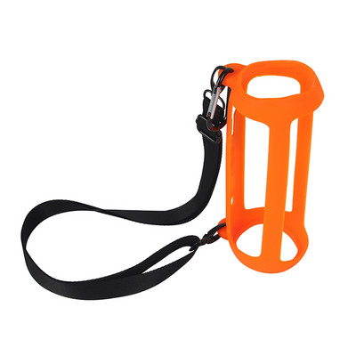Silikonska torbica Bluetooth-kompatibilna za JBL Flip6 zvučnik Prijenosni audio Mekana zaštitna torba s remenom za nošenje na ramenu Karabiner