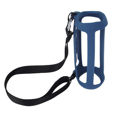 Silikonska torbica Bluetooth-kompatibilna za JBL Flip6 zvučnik Prijenosni audio Mekana zaštitna torba s remenom za nošenje na ramenu Karabiner