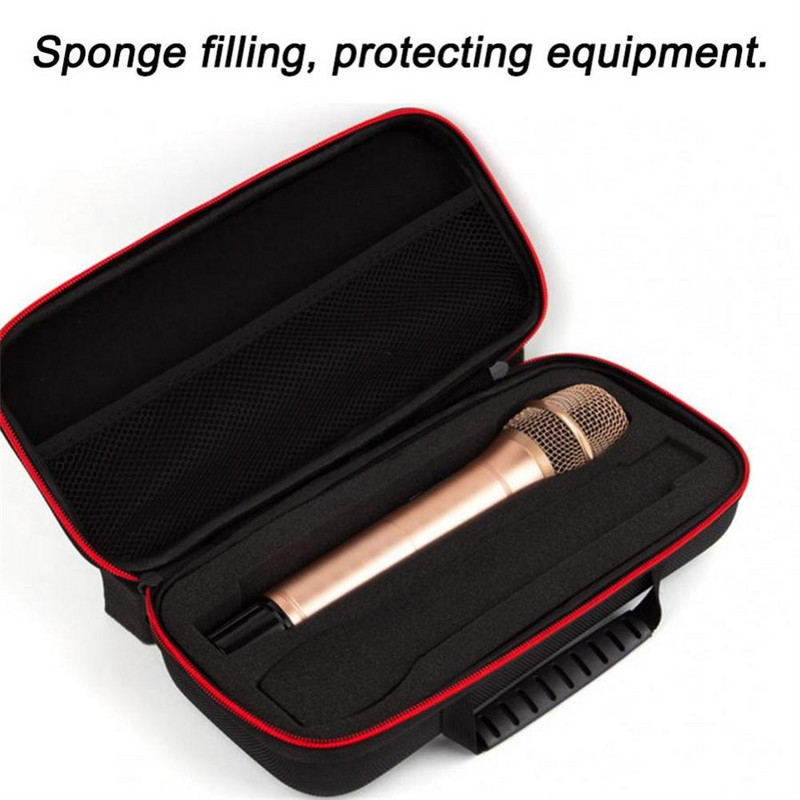 Prijenosna torba za pohranu bežičnog mikrofona Eva otporna na udarce, tvrda torba velikog kapaciteta za putovanja, kampiranje, poslovna putovanja