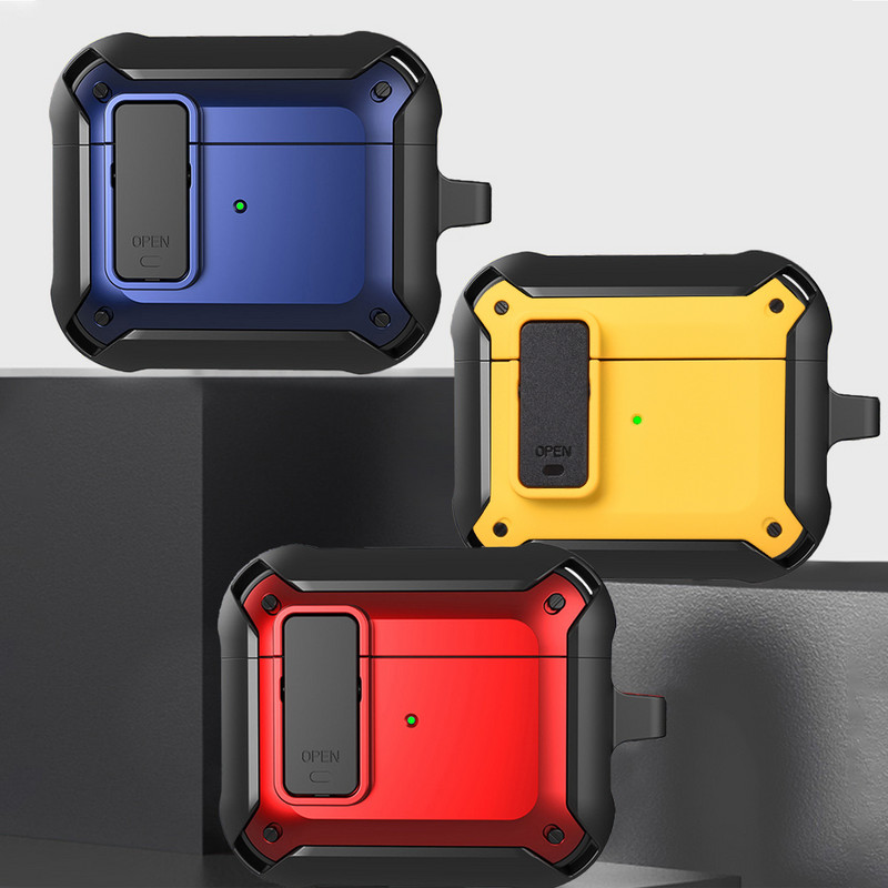 Za AirPods Pro 2 Case 2022 Luksuzni dizajn Kreativna kopča s prekidačem TPU poklopac za slušalice za Apple Air Pod 3 Pro 2. generacije Pro2 1 Case