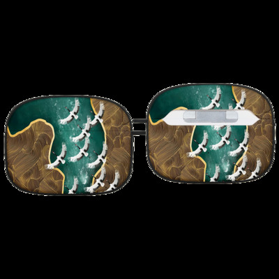 Planinska uljana slika Modna silikonska futrola s uzorkom za Apple Air Pods 1 2 Bežične slušalice Meki dodaci za Airpod Pro torbicu