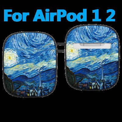 Planinska uljana slika Modna silikonska futrola s uzorkom za Apple Air Pods 1 2 Bežične slušalice Meki dodaci za Airpod Pro torbicu