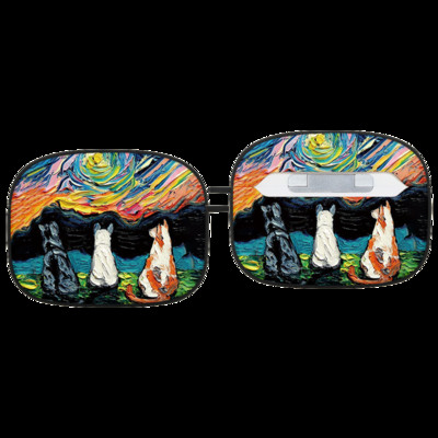 Planinska uljana slika Modna silikonska futrola s uzorkom za Apple Air Pods 1 2 Bežične slušalice Meki dodaci za Airpod Pro torbicu