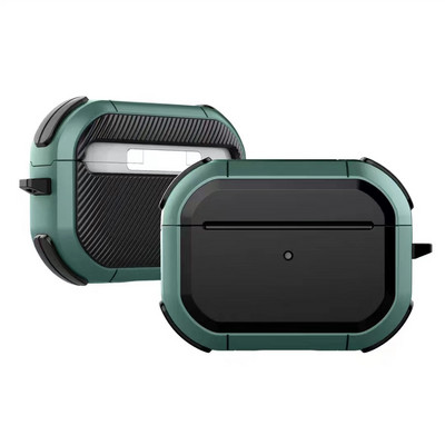 Husă pentru husă Airpods Husă din silicon anti-cădere pentru Apple AirPods pro2 Accesorii pentru husă Căști fără fir 3 cu breloc