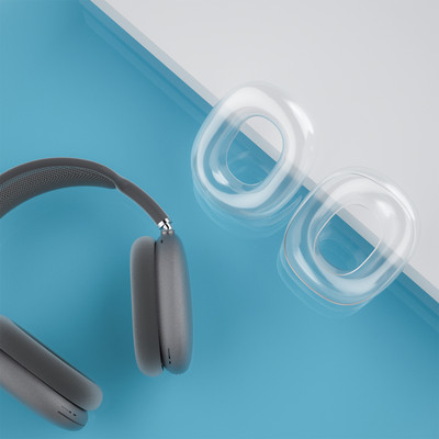 Pentru Air Pods Max Husă transparentă Husă de protecție pentru căști Capac de piele Anti-zgâriere pentru căști AirPods Carcasă de protecție transparentă