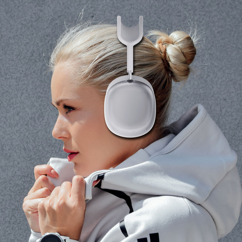 Za Air Pods Max Prozirna torbica Zaštitna navlaka Slušalice Poklopac protiv ogrebotina Za AirPods slušalice Transparent Protect Shell