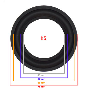 3 ιντσών ηχείο Rubber Surround Edge Woofer Repairing Folding Edge Subwoofer Ring DIY Repair Accessories Speaker Suspension