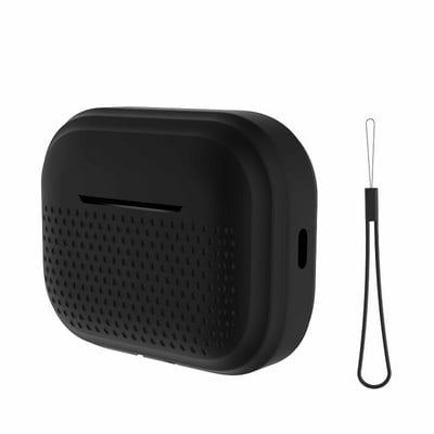 Husă din silicon pentru Airpods Pro 2, cu șnur, husă rotundă pentru căști, capac pentru căști pentru Apple Airpod Pro 2nd Pro2.