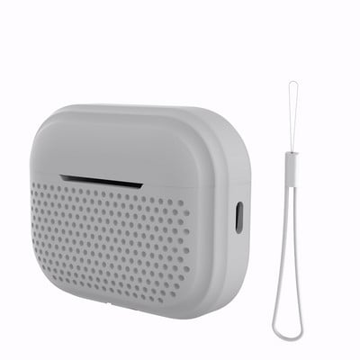 Husă din silicon pentru Airpods Pro 2, cu șnur, husă rotundă pentru căști, capac pentru căști pentru Apple Airpod Pro 2nd Pro2.