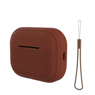 Husă din silicon pentru Airpods Pro 2, cu șnur, husă rotundă pentru căști, capac pentru căști pentru Apple Airpod Pro 2nd Pro2.