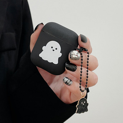 Husă de protecție mată pentru iubitorii de pisici de desene animate pentru AirPods 1/2/3 Husă moale TPU drăguță pentru AirPods Pro 2 Husă pentru căști Bluetooth Breloc