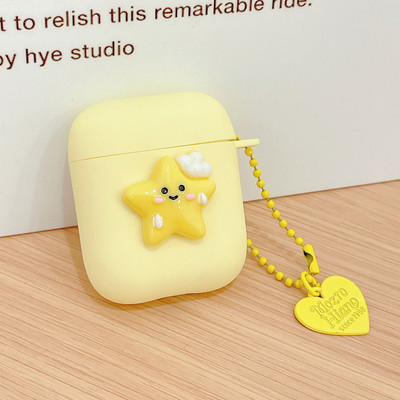 Husă de protecție mată pentru iubitorii de pisici de desene animate pentru AirPods 1/2/3 Husă moale TPU drăguță pentru AirPods Pro 2 Husă pentru căști Bluetooth Breloc