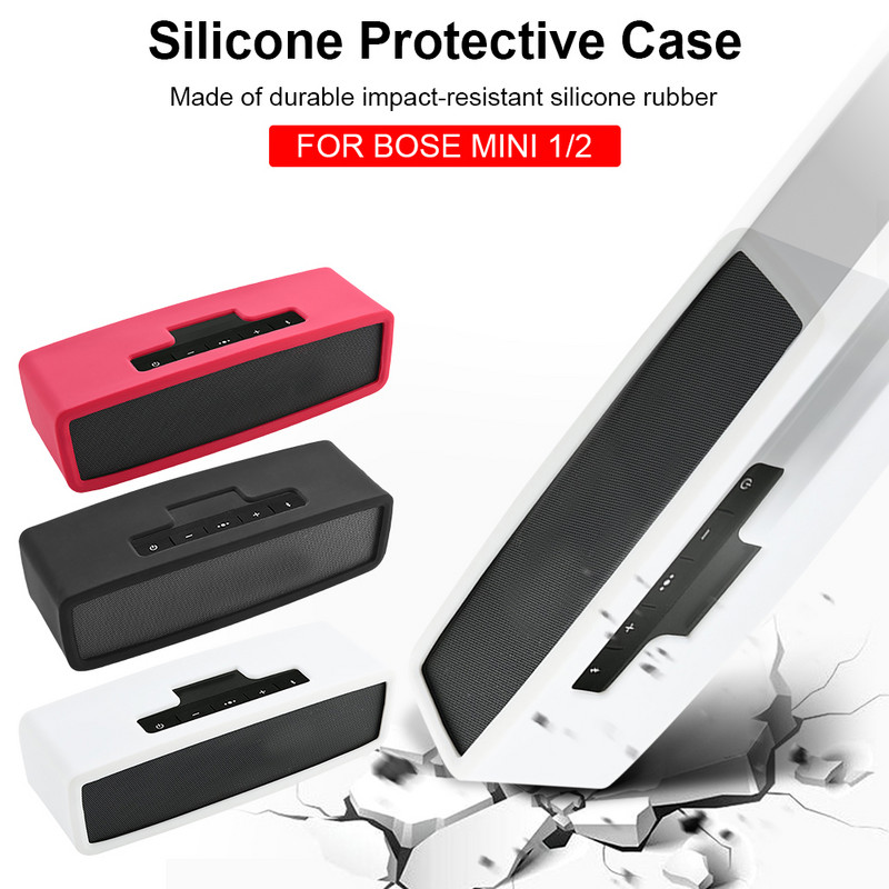 NBDTT8 pretnokrišanas Bluetooth skaļruņu korpuss Pārnēsājamie audio skaļruņi Silikona korpuss Bose Mini 1/2 Soundlink korpusam bezvadu skaļrunim