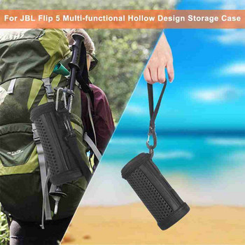 Κουτί τσάντας με προστατευτική σκληρή θήκη με κοίλο πλέγμα για αδιάβροχα αξεσουάρ ηχείων συμβατά με Bluetooth JBL Flip4 Flip 5