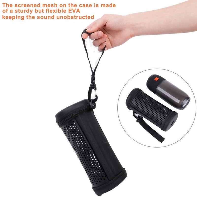Izdubljena mrežasta zaštitna tvrda torbica, kutija s poklopcem za JBL Flip4 Flip 5 Vodootporni dodaci za zvučnike kompatibilne s Bluetoothom