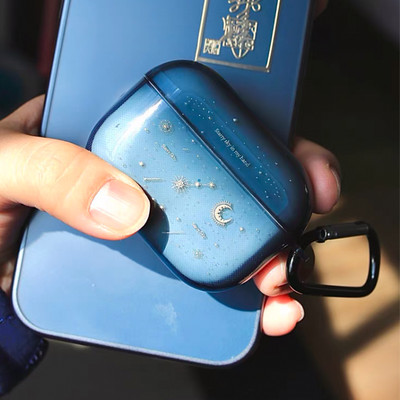 Χαριτωμένη θήκη ακουστικών Space Planet για Airpods Pro Star Moon Starry Sky Πολυτελές μαλακό κάλυμμα TPU για Airpods Air pods 2 θήκες ακουστικών