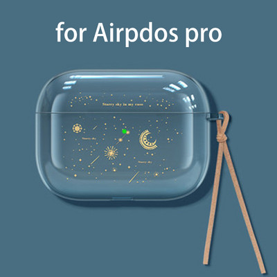 Husă pentru căști drăguță Space Planet pentru Airpods Pro Star Moon Starry Sky Husă moale de lux TPU pentru Airpods Air Pods 2 Huse pentru căști