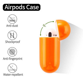 Калъф за слушалки в цвят бонбон за Apple AirPods Pro 2nd 3 Air Pods 2 или 1, прозрачни меки TPU калъфи, кристал с ключодържател