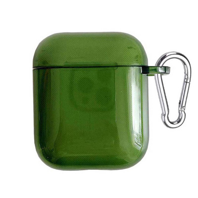 Poklopac za slušalice u boji slatkiša za Apple AirPods Pro 2nd 3 Air Pods 2 ili 1 prozirne mekane TPU futrole kristal s privjeskom za ključeve