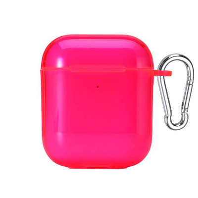 Poklopac za slušalice u boji slatkiša za Apple AirPods Pro 2nd 3 Air Pods 2 ili 1 prozirne mekane TPU futrole kristal s privjeskom za ključeve