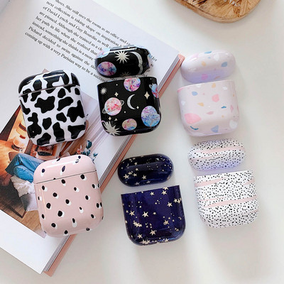 Fülhallgató tok AirPods 2 1 Pro 2 Hard PC Dot Flower Bluetooth vezeték nélküli töltődobozhoz Takarja az Air Pods 3 tartozékait funda